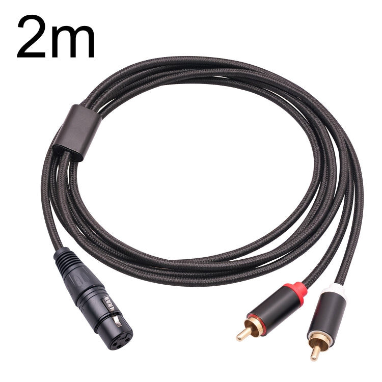 Cavo splitter audio XLR femmina a doppio RCA 1-3 metri