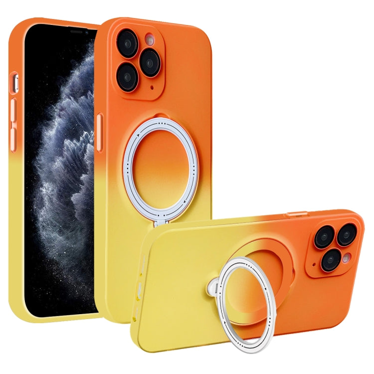 Custodia per telefono in TPU sfumato con supporto MagSafe, For iPhone 11 Pro