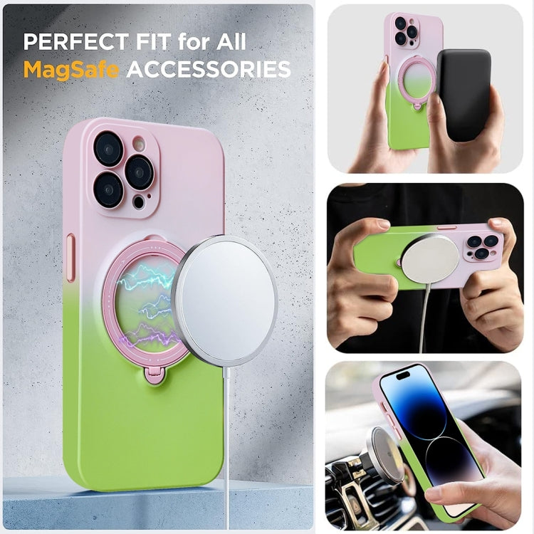 Custodia per telefono in TPU sfumato con supporto MagSafe, For iPhone 11 Pro