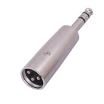 Adattatore maschio 6,35 mm 1/4 TRS a XLR 3 pin maschio