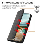 Custodia per telefono in pelle magnetica con struttura in vitello a griglia cubica, For Realme 12 Pro+, For Realme 11 4G, For Realme 11 5G, For Realme C53
