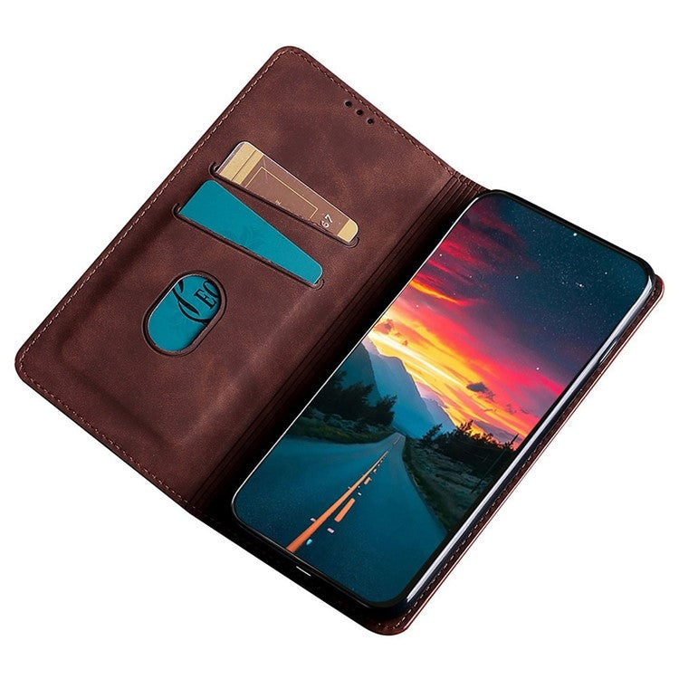 Custodia per telefono in pelle magnetica Skin Feel, For vivo Y100 5G IDN, For vivo Y35+ 5G, For vivo S17 5G / S17 Pro 5G, For vivo iQOO Neo 8 5G / 8 Pro 5G