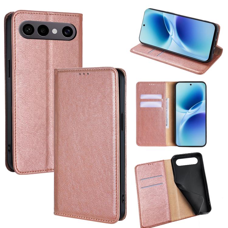 Custodia per telefono in pelle magnetica tinta unita lucida olio, For vivo X300 Ultra 5G, For vivo S50 Pro mini 5G, For vivo S50 5G, For vivo Y31 5G 2025