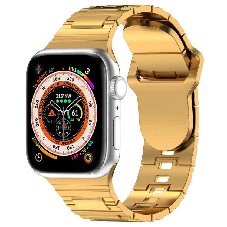 Cinturino in silicone stile armatura con fibbia quadrata, For Apple Watch 7 45mm