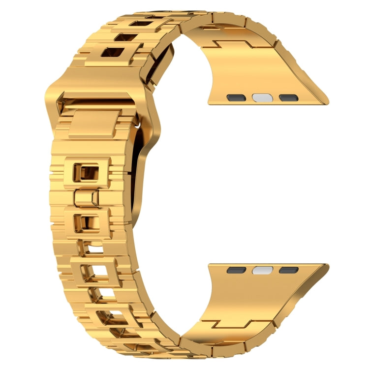 Cinturino in silicone stile armatura con fibbia quadrata, For Apple Watch 7 45mm