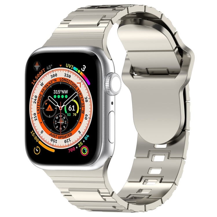 Cinturino in silicone stile armatura con fibbia quadrata, For Apple Watch 7 45mm