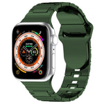 Cinturino in silicone stile armatura con fibbia quadrata, For Apple Watch 6 40mm