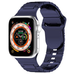 Cinturino in silicone stile armatura con fibbia quadrata, For Apple Watch 4 44mm