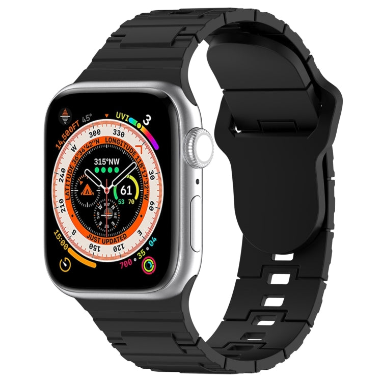 Cinturino in silicone stile armatura con fibbia quadrata, For Apple Watch 4 44mm