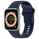 Cinturino in silicone stile armatura con fibbia quadrata, For Apple Watch 4 44mm