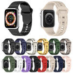 Cinturino in silicone stile armatura con fibbia quadrata, For Apple Watch 6 40mm