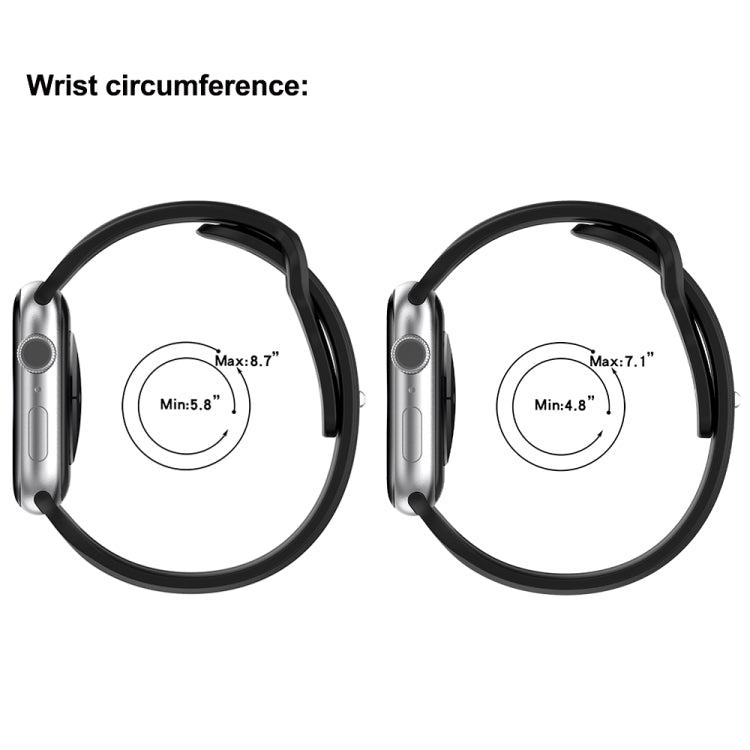 Cinturino in silicone stile armatura con fibbia quadrata, For Apple Watch 6 40mm