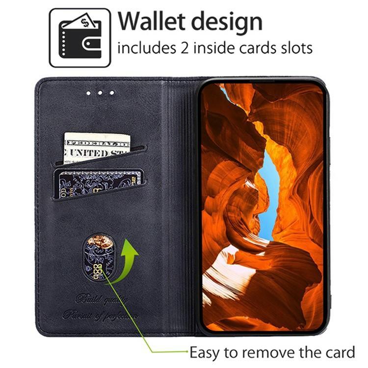 Custodia per telefono in pelle magnetica con trama di mucca, For vivo X300s 5G, For vivo V70 FE 5G, For vivo Y05 4G, For vivo Y500i 5G