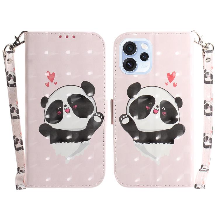 Custodia per telefono in pelle flip orizzontale colorata 3D, For OPPO A6 / A6s / A6t / A6x 4G / 5G Global, For OPPO Reno15 Pro Max 5G / Reno15 Pro India