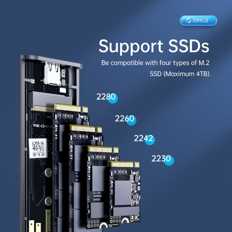 ORICO AM2C3-2N Contenitore doppio SSD M.2 NVMe USB-C