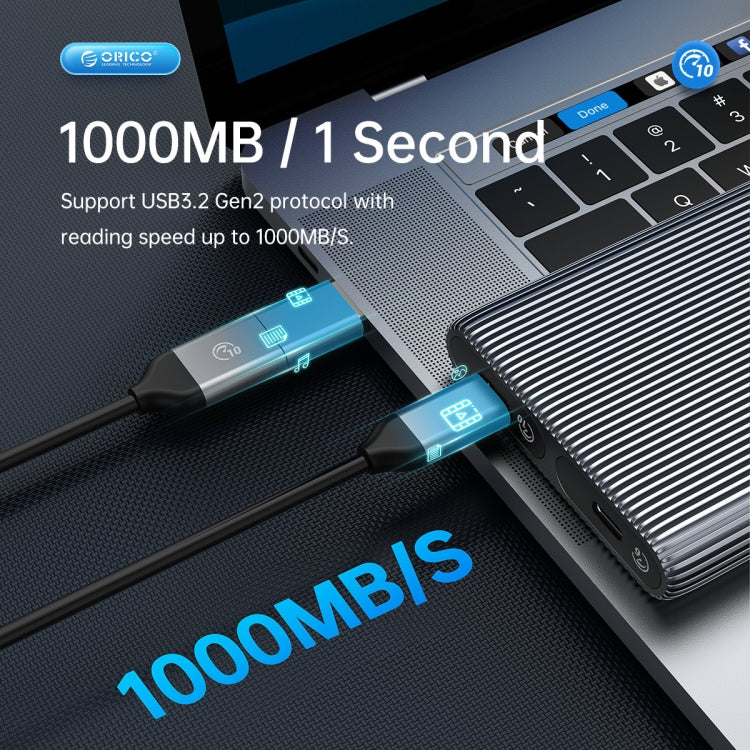 ORICO AM2C3-2N Contenitore doppio SSD M.2 NVMe USB-C