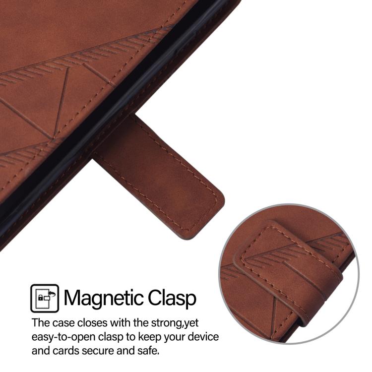 Custodia per cellulare in pelle con flip in rilievo 3D a tracolla, For Tecno Camon 50 4G / CN5, For Tecno Spark Slim 5G, For Tecno Pop 10, For Tecno Camon 40 Pro 4G