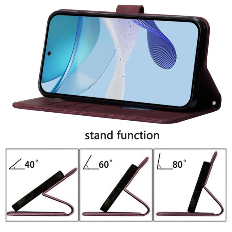 Custodia per cellulare in pelle con flip in rilievo 3D a tracolla, For Tecno Camon 50 4G / CN5, For Tecno Spark Slim 5G, For Tecno Pop 10, For Tecno Camon 40 Pro 4G