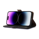 Custodia per telefono in pelle magnetica RFID in vera pelle, For Asus Zenfone 10 / Zenfone 9