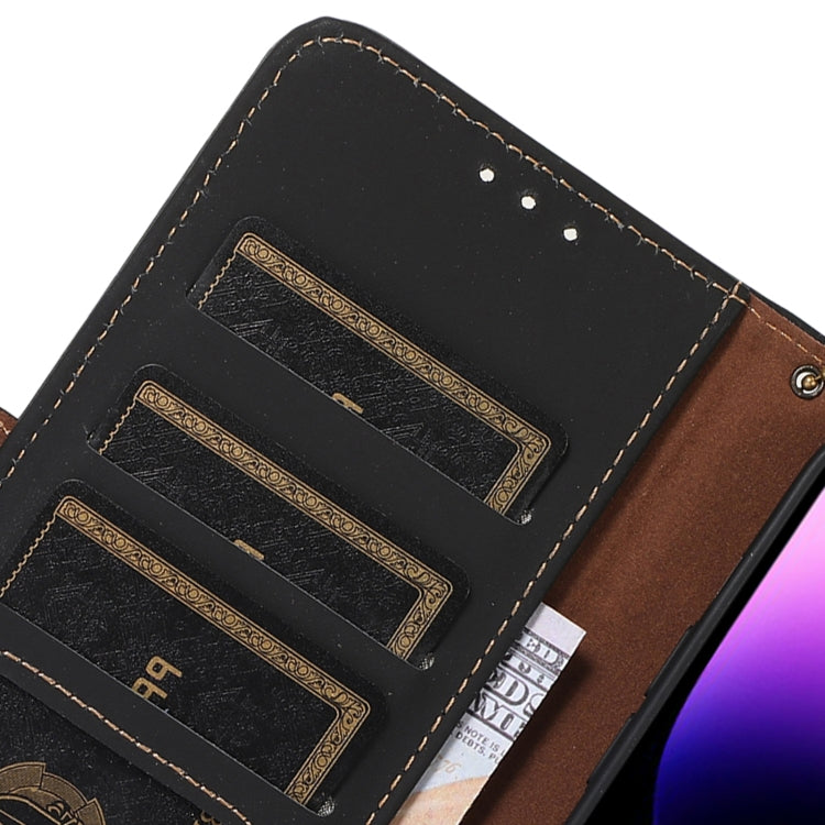 Custodia per telefono in pelle magnetica RFID in vera pelle, For Asus Zenfone 10 / Zenfone 9