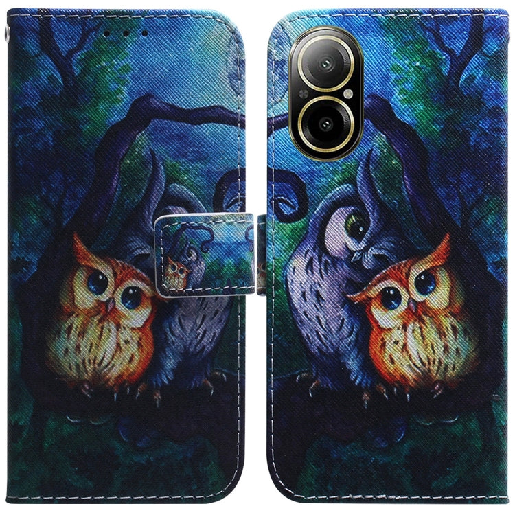 Custodia per cellulare in pelle flip con disegno colorato, For Realme C67 4G Global, For Realme 11 4G Global