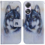 Custodia per cellulare in pelle flip con disegno colorato, For OPPO A38 4G / A18, For OPPO A58 4G