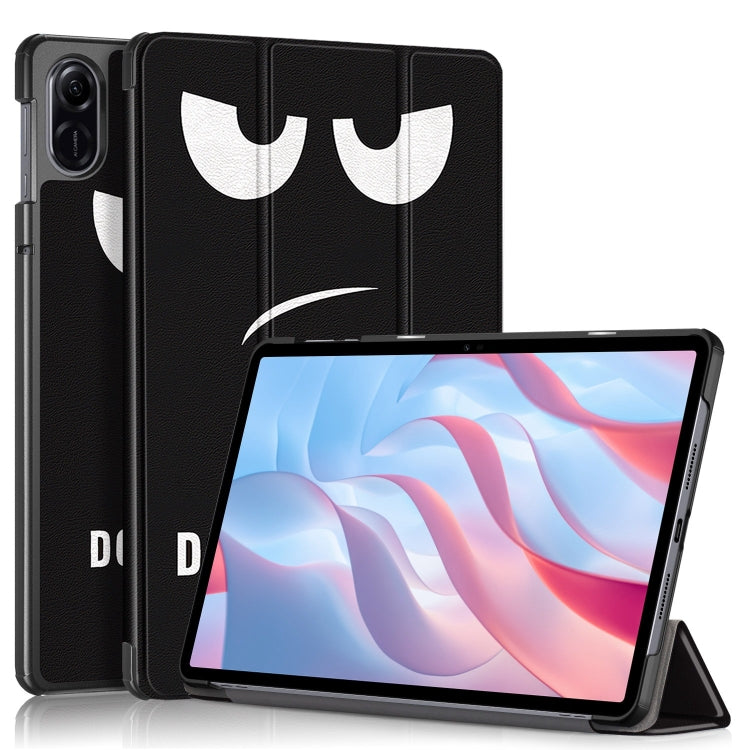 Custodia per tablet in pelle con supporto a 3 pieghe con disegno colorato, For Honor Pad X9 / X8 Pro 11.5