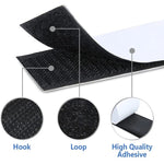 Accessori tessili in nylon con chiusura a strappo 2.5cm