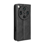 Custodia per telefono in pelle con trama retrò con fibbia magnetica, For OPPO F29 Pro 5G, For OPPO F29 5G Global, For OPPO A5 Pro Global, For OPPO Reno13 Pro 5G Global, For OPPO Reno13 5G Global, For OPPO Reno13 F 4G / 5G