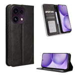 Custodia per telefono in pelle con trama retrò con fibbia magnetica, For OPPO Reno16 F 5G / Reno16 FS 5G, For OPPO Reno15 A / Reno15 F 5G, For OPPO Reno16 Pro 5G / Reno 16 5G Global, For OPPO F33 Pro 5G, For OPPO Find X9 Ultra 5G                       ...