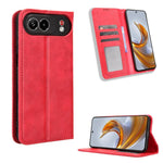Custodia per telefono in pelle con trama retrò con fibbia magnetica, For ZTE Kantan Sumaho5 A601ZT, For ZTE nubia Neo 5 Pro 5G, For ZTE nubia Neo 5 5G, For ZTE nubia P9 Pro 5G / Optus X Pro 2 5G, For ZTE nubia Neo 5 GT 5G, For ZTE Optus X Value 5G
