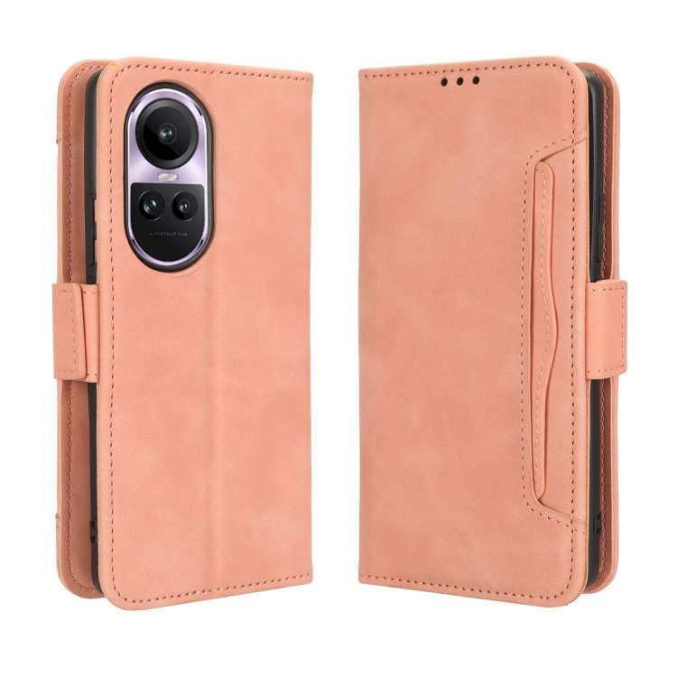 Custodia per telefono in pelle con slot per schede di consistenza al polpaccio, For OPPO A78 4G, For OPPO Find X8 Pro, For OPPO Reno7 A