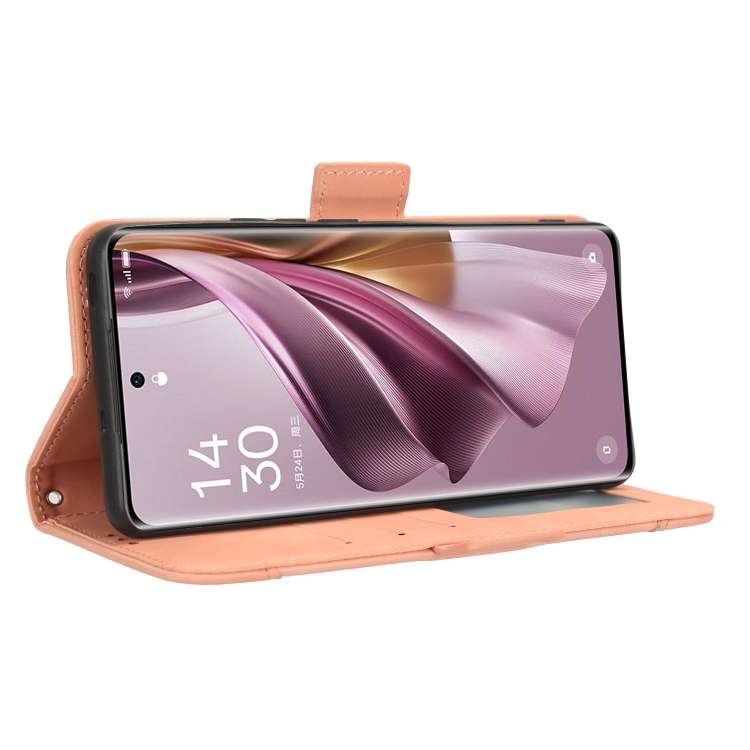 Custodia per telefono in pelle con slot per schede di consistenza al polpaccio, For OPPO A78 4G, For OPPO Find X8 Pro, For OPPO Reno7 A