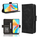 Custodia per telefono in pelle con slot per schede di consistenza al polpaccio, For OPPO A78 4G, For OPPO Find X8 Pro, For OPPO Reno7 A