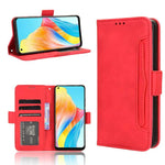 Custodia per telefono in pelle con slot per schede di consistenza al polpaccio, For OPPO A78 4G, For OPPO Find X8 Pro, For OPPO Reno7 A