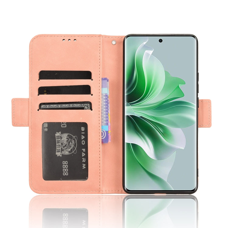Custodia per telefono in pelle con slot per schede di consistenza al polpaccio, For OPPO Reno11 Pro 5G Global, For OPPO Find X7 Ultra 5G, For OPPO A79 5G / A2 5G, For OPPO Find N3 / OnePlus Open