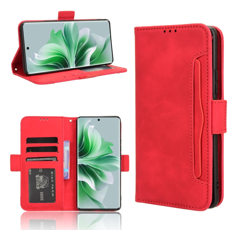Custodia per telefono in pelle con slot per schede di consistenza al polpaccio, For OPPO Reno11 Pro 5G Global, For OPPO Find X7 Ultra 5G, For OPPO A79 5G / A2 5G, For OPPO Find N3 / OnePlus Open