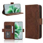 Custodia per telefono in pelle con slot per schede di consistenza al polpaccio, For OPPO Reno11 Pro 5G Global, For OPPO Find X7 Ultra 5G, For OPPO A79 5G / A2 5G, For OPPO Find N3 / OnePlus Open