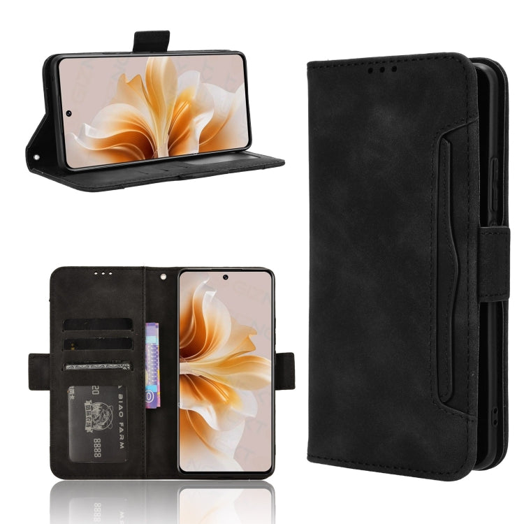 Custodia per telefono in pelle con slot per schede di consistenza al polpaccio, For OPPO A3 Pro 5G Global, For OPPO Reno11 F 5G / F25 Pro 5G, For OPPO Find X7 5G, For OPPO Reno11 5G Global