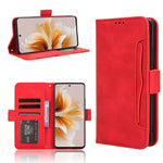 Custodia per telefono in pelle con slot per schede di consistenza al polpaccio, For OPPO A3 Pro 5G Global, For OPPO Reno11 F 5G / F25 Pro 5G, For OPPO Find X7 5G, For OPPO Reno11 5G Global