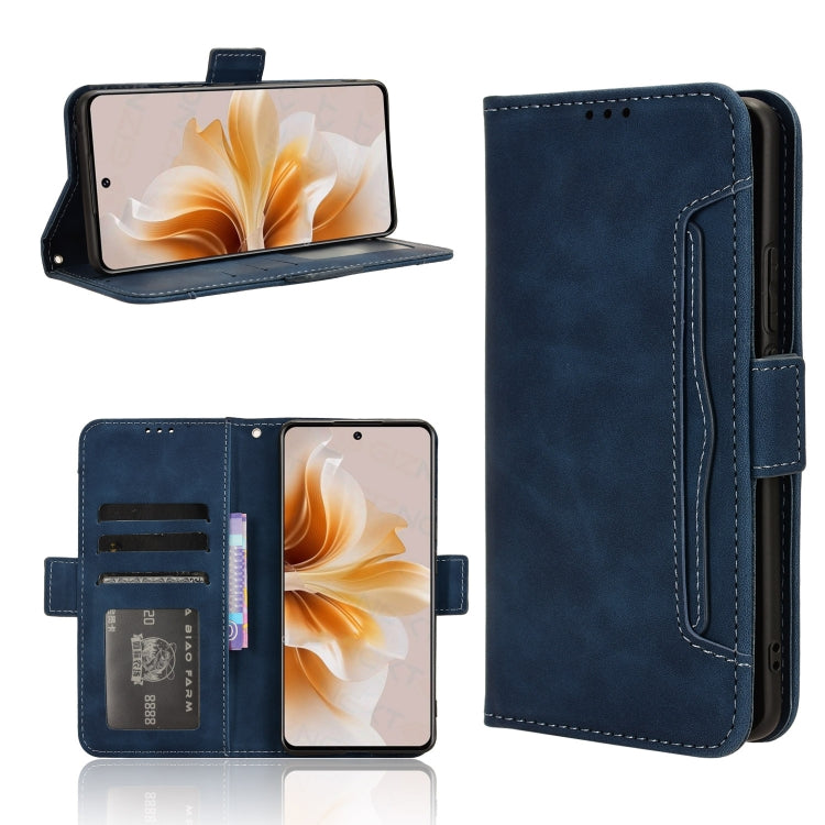 Custodia per telefono in pelle con slot per schede di consistenza al polpaccio, For OPPO A3 Pro 5G Global, For OPPO Reno11 F 5G / F25 Pro 5G, For OPPO Find X7 5G, For OPPO Reno11 5G Global