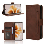 Custodia per telefono in pelle con slot per schede di consistenza al polpaccio, For OPPO A3 Pro 5G Global, For OPPO Reno11 F 5G / F25 Pro 5G, For OPPO Find X7 5G, For OPPO Reno11 5G Global