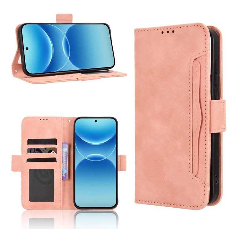 Custodia per telefono in pelle con slot per schede di consistenza al polpaccio, For OPPO Reno16 F 5G / Reno16 FS 5G, For OPPO Reno15 A / Reno15 F 5G, For OPPO Reno16 Pro 5G / Reno 16 5G Global, For OPPO F33 Pro 5G