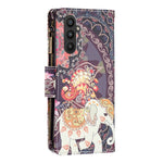 Custodia in pelle con cerniera per Samsung Galaxy A25 5G
