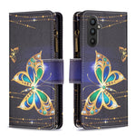 Custodia in pelle con cerniera per Samsung Galaxy A25 5G