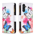 Custodia in pelle con cerniera per Samsung Galaxy A25 5G