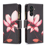 Custodia in pelle con cerniera per Samsung Galaxy A25 5G