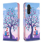 Custodia in pelle con motivo per Samsung Galaxy A25 5G