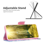 Custodia in pelle con motivo per Samsung Galaxy A25 5G