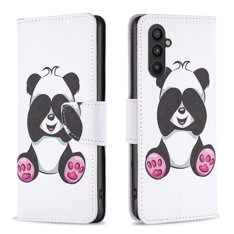 Custodia in pelle con motivo per Samsung Galaxy A25 5G